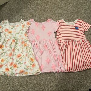 Girls 5T Short Sleeve Dress Bundle